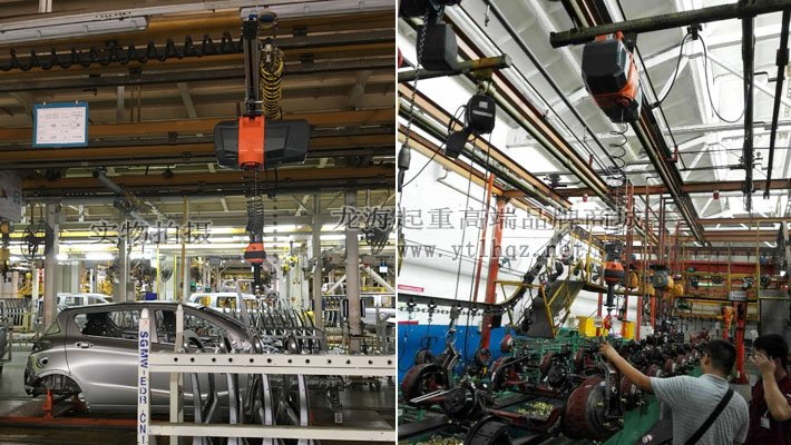 80kg智能提升機(jī)用于汽車車門(mén)安裝