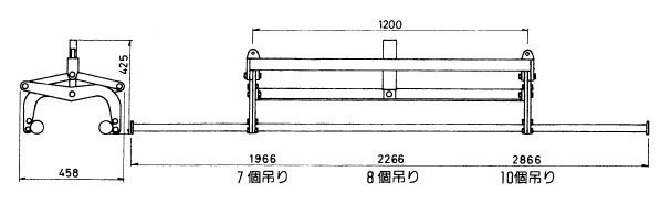 CU-KA型混凝土制品夾具尺寸圖 CU-KA型混凝土制品夾具尺寸圖