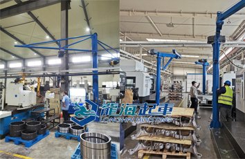 機械加工車間用智能提升機案例圖二 機械加工車間用智能提升機案例圖二